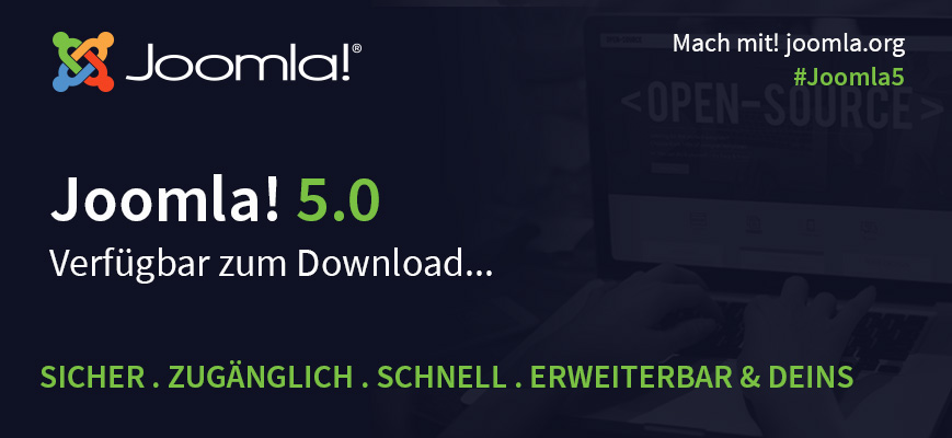 Joomla 5 als neue Hauptversion erschienen
